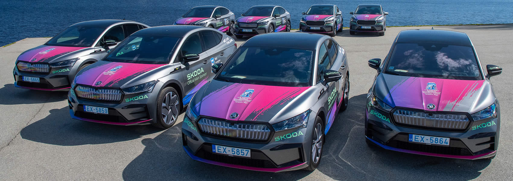 Škoda Enyaq Coupé RS iV - Mistrovství světa IIHF