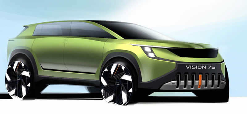 skoda vision 7s exterier skica 01