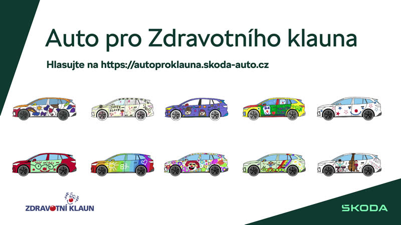 Škoda - Auto pro Zdravotního klauna