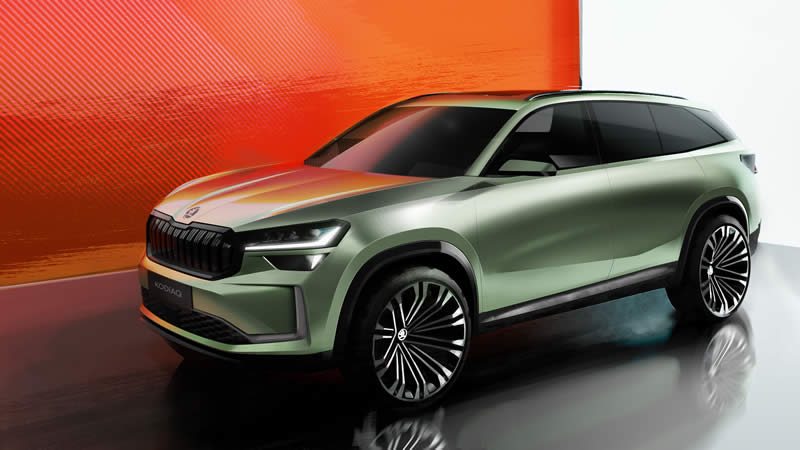 Škoda skici nového modelu Kodiaq