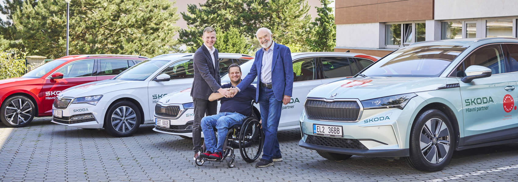 Škoda Auto vozy pro Centrum Paraple