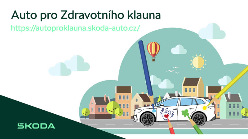 Škoda - auto pro Zdravotního klauna