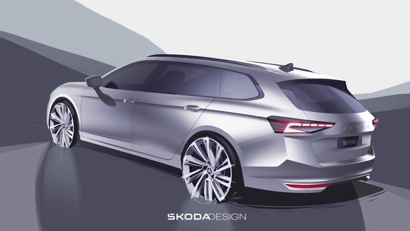 skoda superb skici 02 800