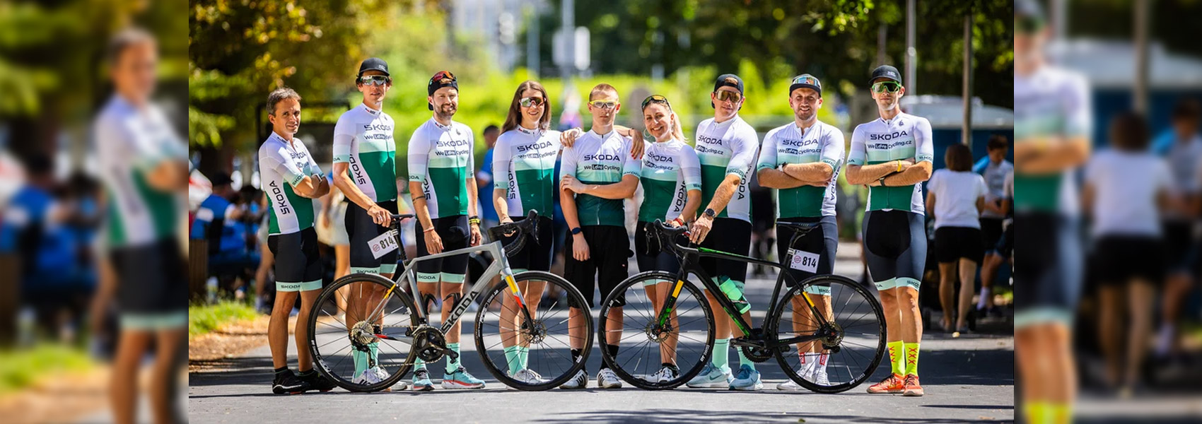 Tým Škoda Auto se účastní Metrostav handy cyklo maratonu