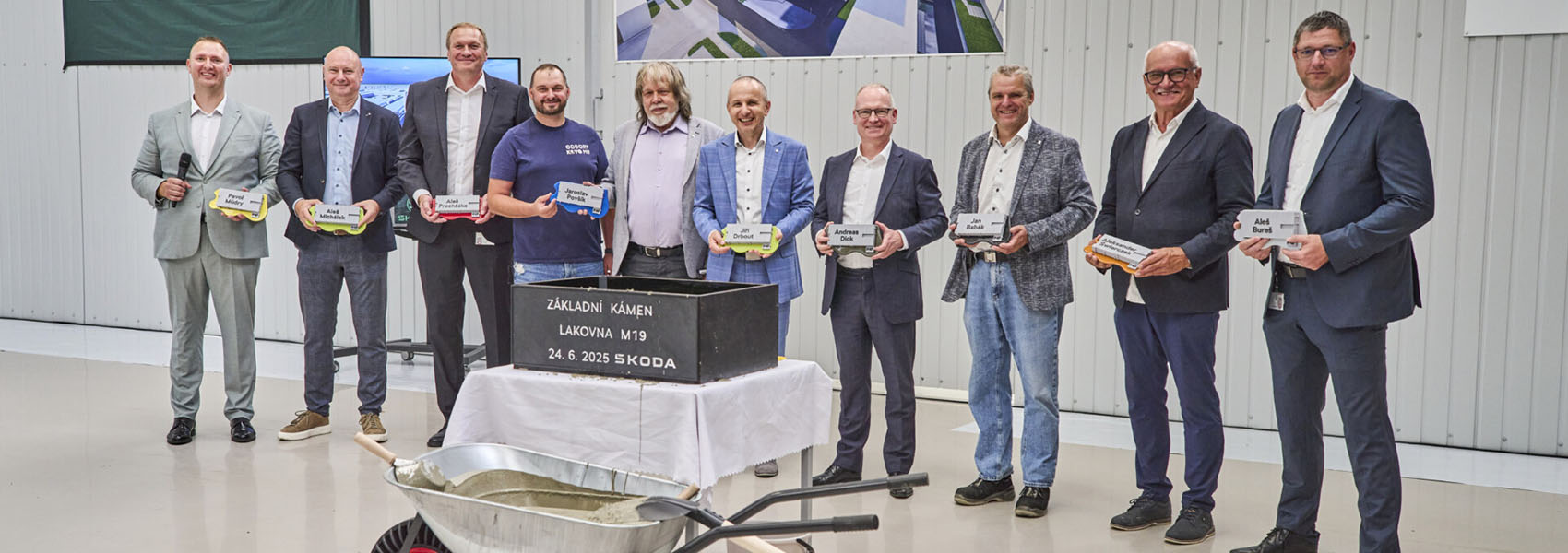 Škoda Auto položila základní kámen vysoce moderní lakovny