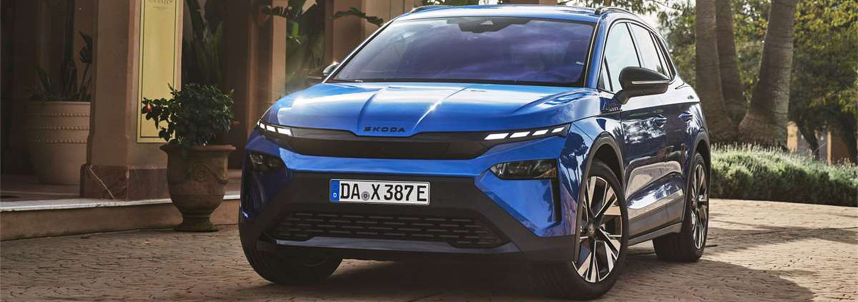 Modrá Škoda Elroq 85x