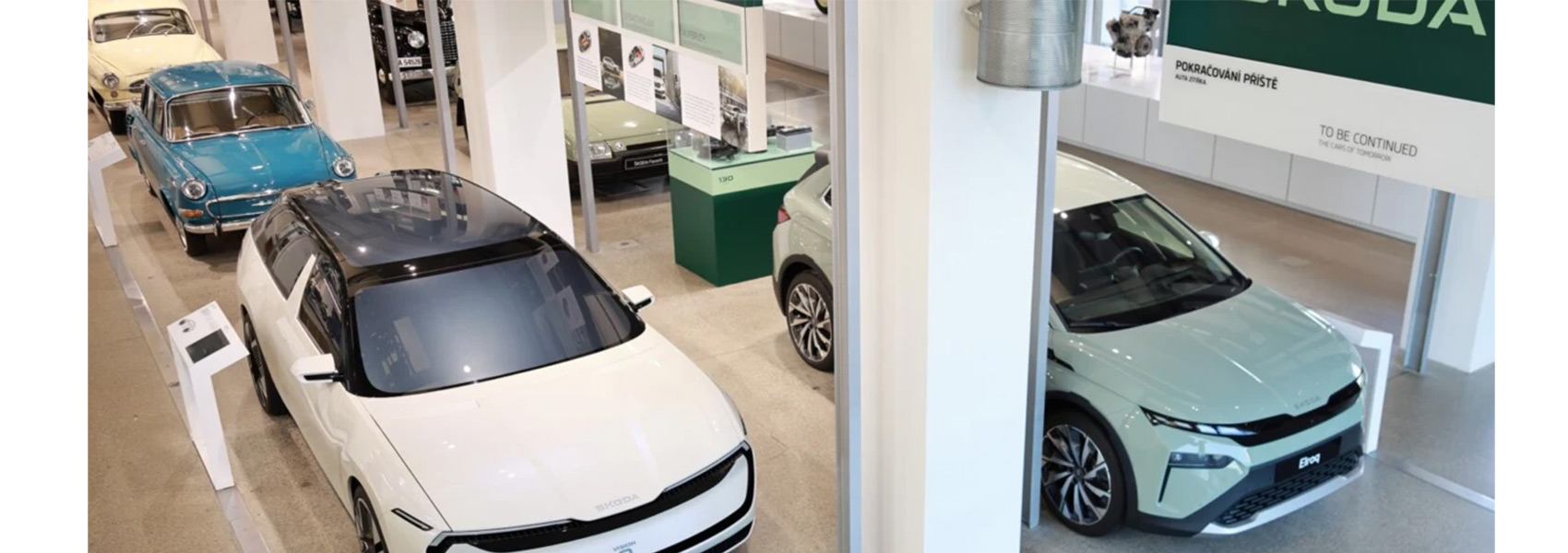 Škoda Muzeum - vystavené vozy značky Škoda