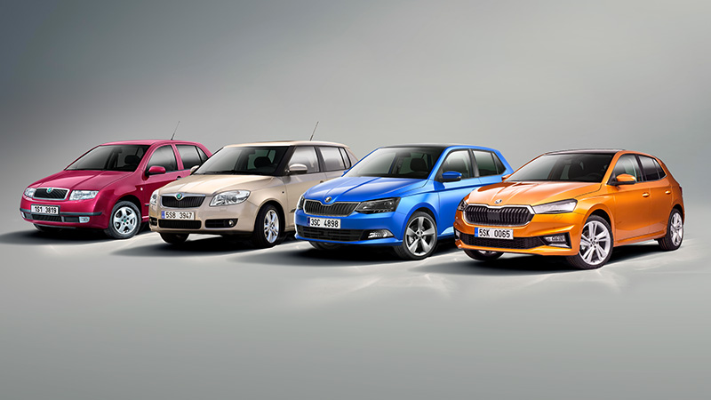 Vozy řady Škoda Fabia