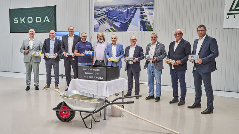 Škoda Auto položila základní kámen vysoce moderní lakovny