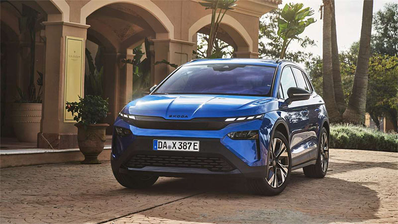 Modrá Škoda Elroq 85x