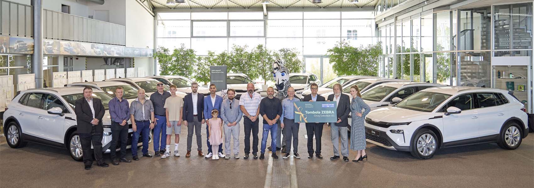 Zaměstnanci Škoda Auto převzali deset elektromobilů Elroq