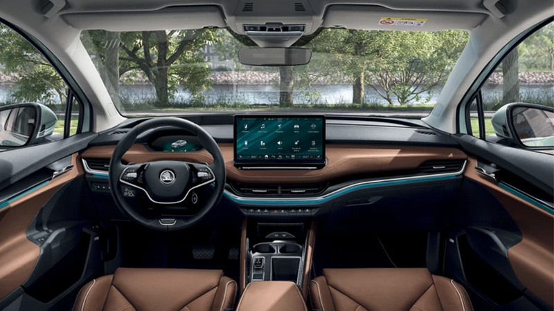 skoda enyaq coupe iv interier ecosuite