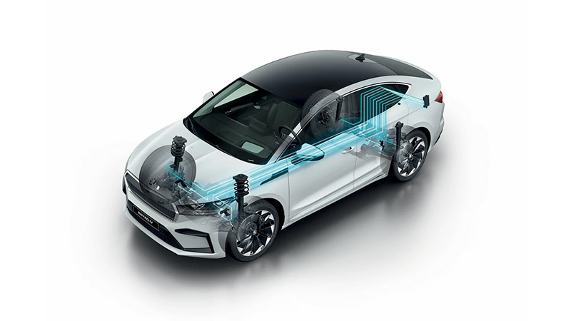 skoda enyaq coupe iv nastavitelne odpruzeni