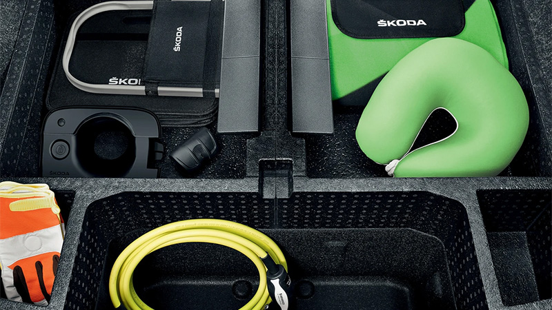 Škoda  Enyaq Coupé Sportline iV - mezipodlaha zavazadlového prostoru