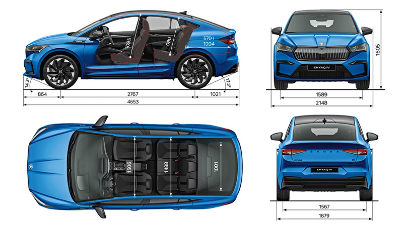 Škoda  Enyaq Coupé Sportline iV - technická data