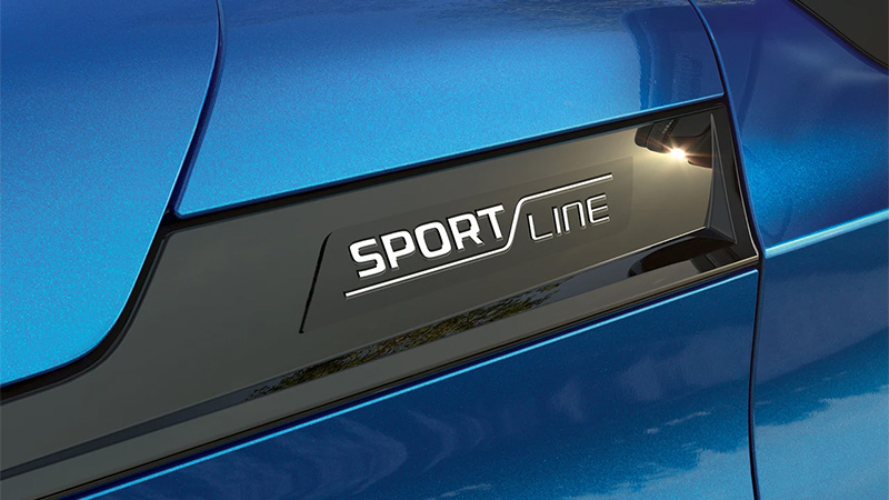  Enyaq Coupé Sportline iV - štítek
