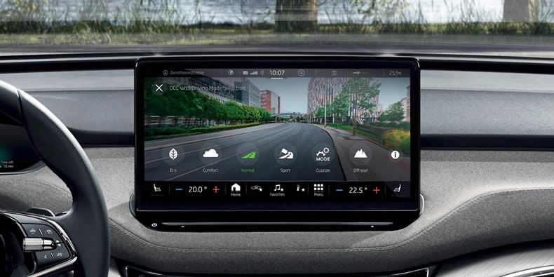 ŠKODA Enyaq iV - interiér ŠKODA Enyaq iV - interiér