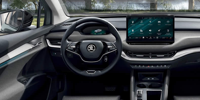ŠKODA Enyaq iV - interiér ŠKODA Enyaq iV - interiér