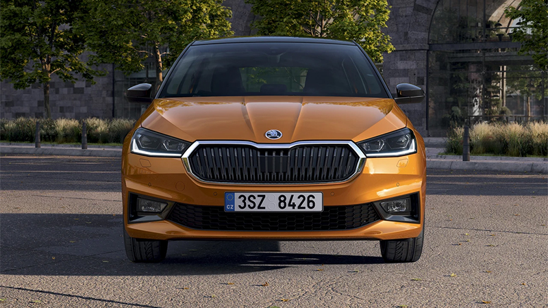 skoda fabia 2021 exterier led svetlomety