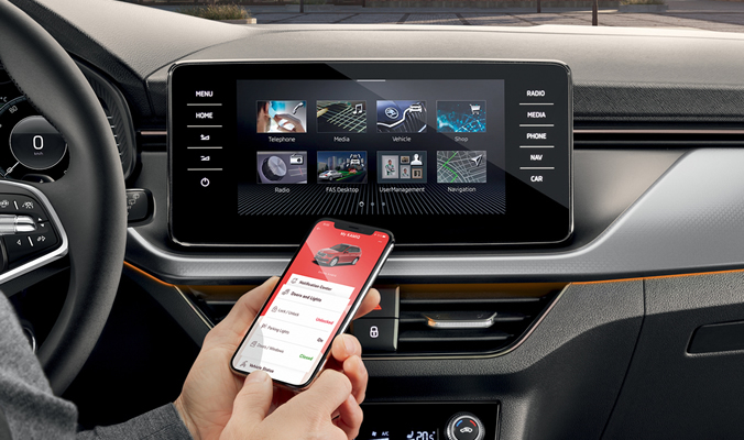 ŠKODA KAMIQ - Aplikace ŠKODA CONNECT