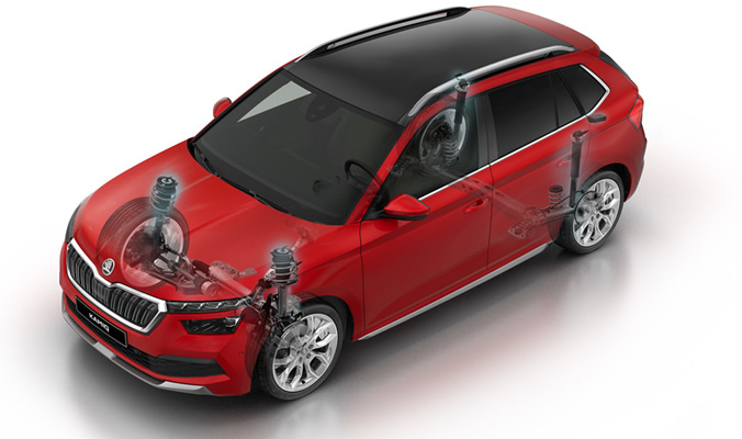 ŠKODA KAMIQ - Sportovní podvozek SCC