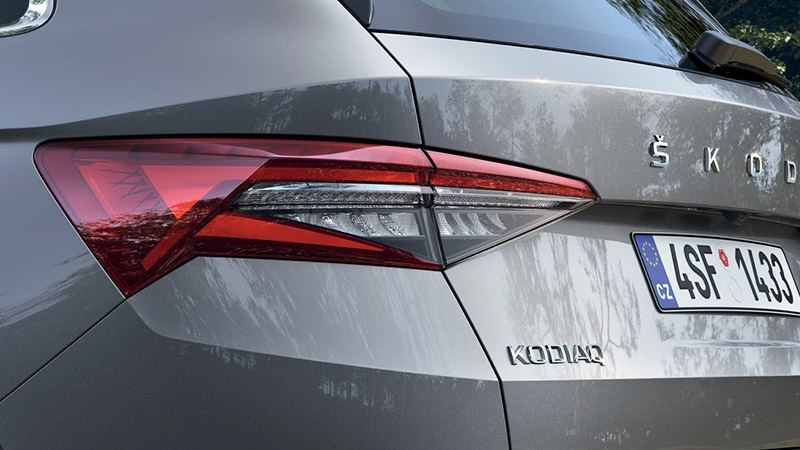 skoda kodiaq led zadni svetla