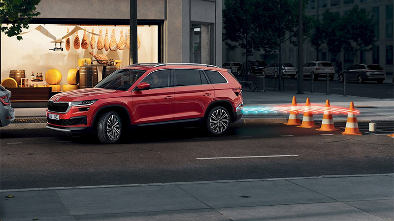 skoda kodiaq parkovaci senzory