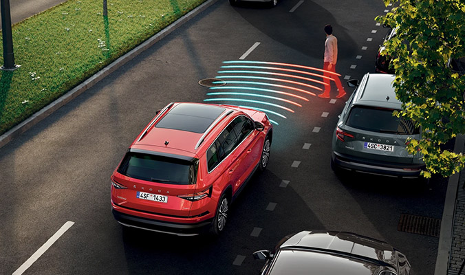 skoda kodiaq sportline 2021 asistent front assist