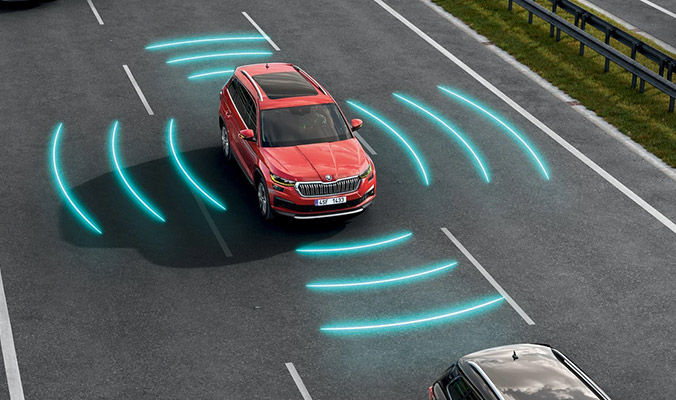 skoda kodiaq sportline 2021 nouzovy asistent