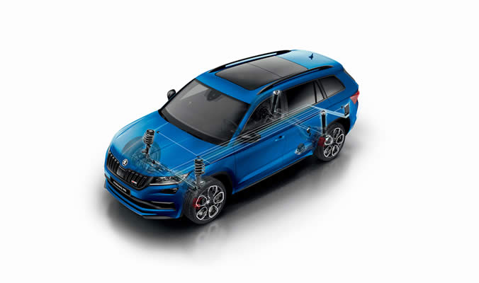 ŠKODA KODIAQ RS CHALLENGE - Podvozek