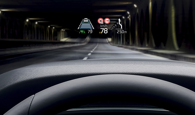 ŠKODA OCTAVIA - Head-up display