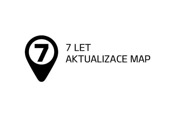 7-letá aktualizace map