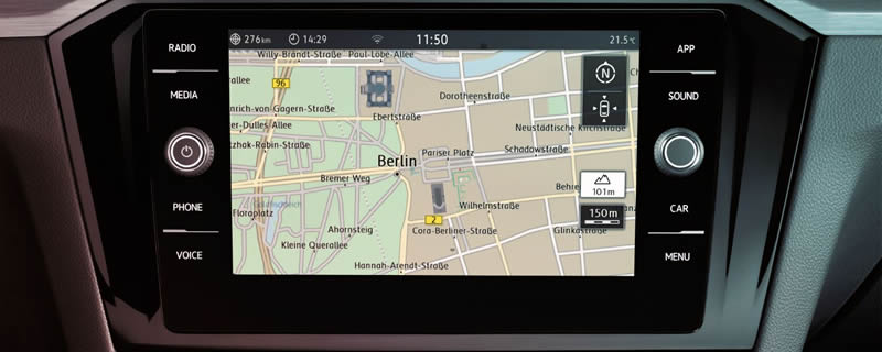 Aktualizace mapových podkladů Volkswagen