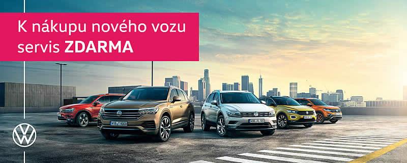 Volkswagen servis zdarma k novému vozu