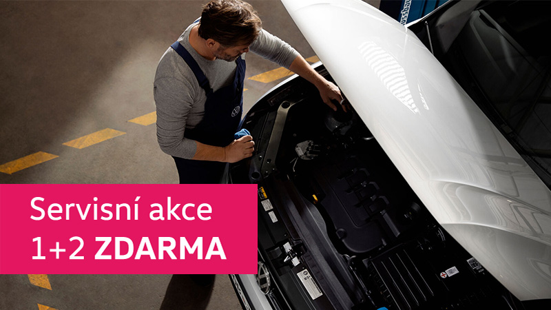 Servisní akce Volkswagen 1+2 zdarma